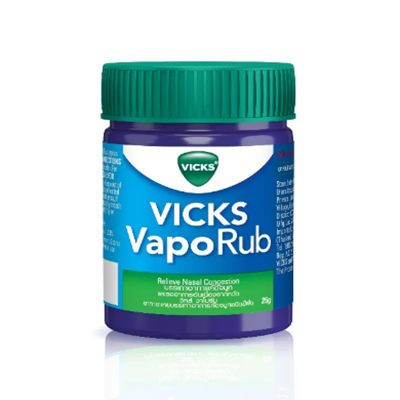 Vicks VapoRub Medicated Ointment Thailand Menthol Chest Rub Cold Relief Balm