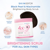 Skin Editor Black Pearl & Niacinamide Brightening Body Scrub Exfoliating Skincare