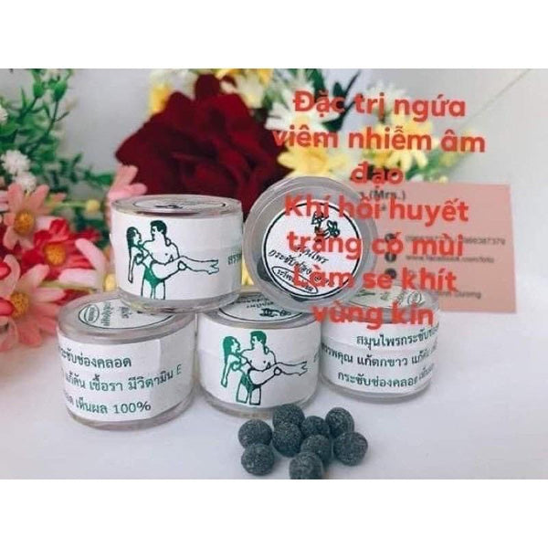 Thailand Vagina Tightening Herbal Suppository Traditional Herb Care 12 Bottles Set