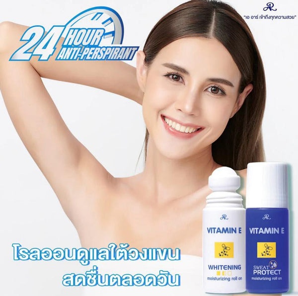 Aron Vitamin E Whitening Moisturizing Roll On Whitening Sweat Protect