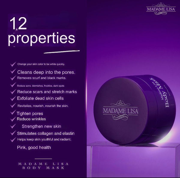 Madame Lisa White Plus Mask Fading & Brightening Face Body Care