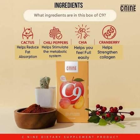 C9 C-Nine Capsules Weight Management Detox Supplement Thailand