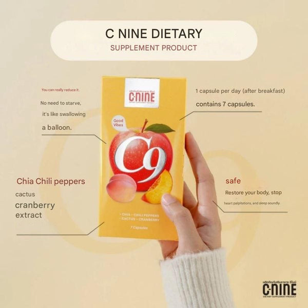 C9 C-Nine Capsules Weight Management Detox Supplement Thailand