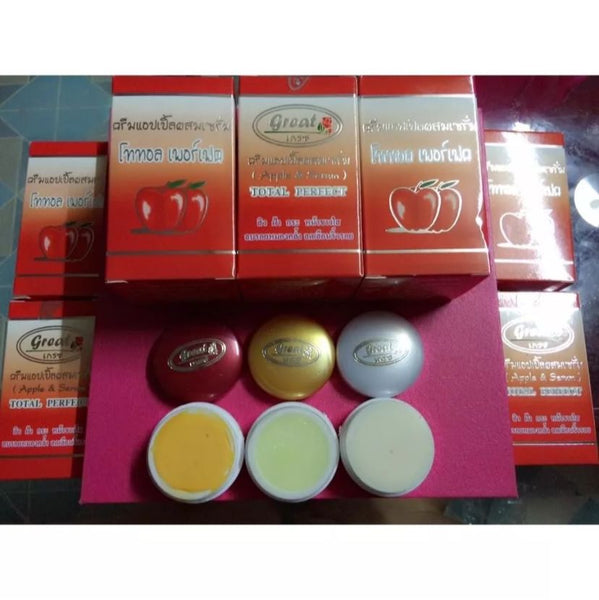 Great Apple & Serum Total Perfect Cream Set Acne & Brightening Care