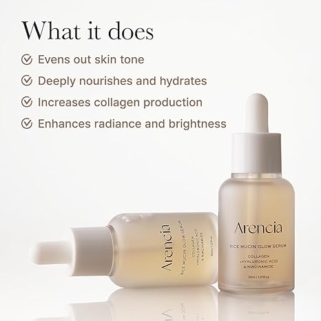 Arencia Rice Mucin Glow Serum 30mL