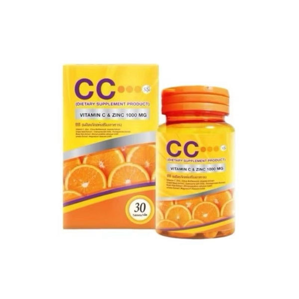 CC Plus Zinc Vitamin C Original Thailand Dietary Supplement