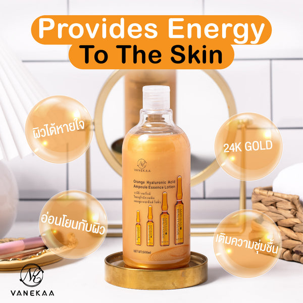 Vanekaa Orange Hyaluronic Acid Ampoule Essence Lotion