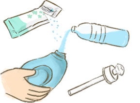 Hashi Plus Nasal Rinser Set Refill Saline Nasal Irrigation System
