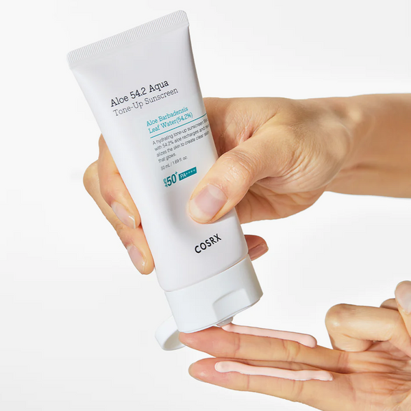 واقي شمسي تون أب أكوا بالصبار 54.2 من كوسركس بعامل حماية SPF 50 بلس للجنسين 50 مل