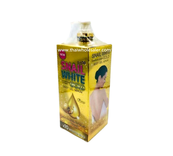 Snail White Gold Body Gel Serum Glutathione Collagen Mucus Extract