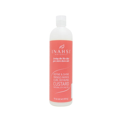 Inahsi Define & Shine Mango Papaya Curl Defining Custard 16Oz