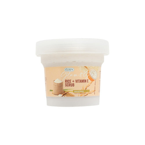 Eden Glam & Glo Rice + Vit E Scrub 200Gm