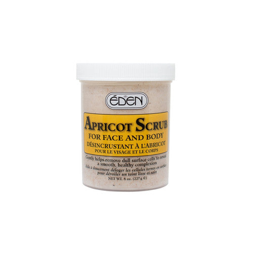 Eden Apricot Scrub Cream For Face & Body 8Oz