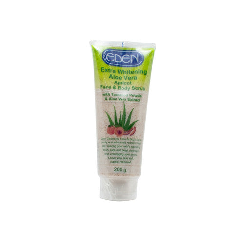 Eden Aloe Vera / Apricot Face & Body Scrub- 200G