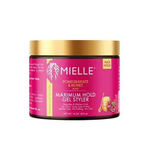 Mielle Pomergranate & Honey Maximum Hold Gel Styler 16oz
