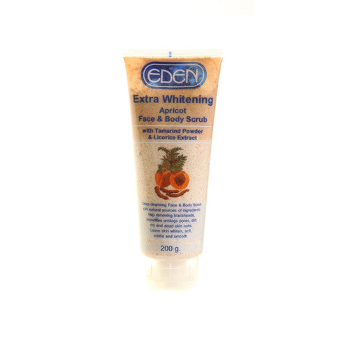 Eden Extra Whitening Face & Body Scrub Cream-200G
