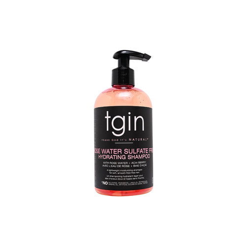TGIN Rose Water Sulfate-Free Hydrating Shampoo 13Oz