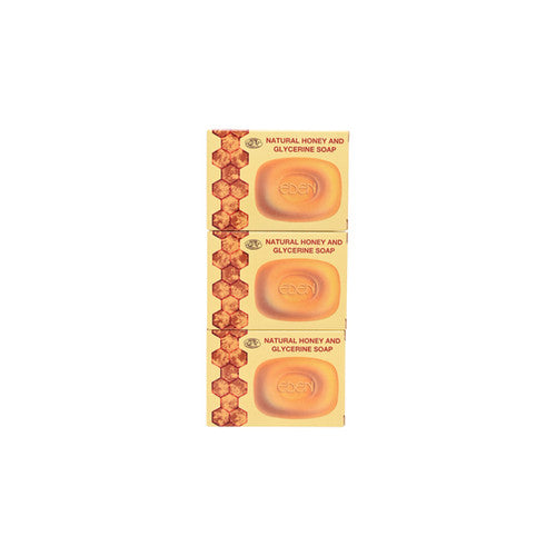 Eden Natural Honey & Glycerine Soap - 150G (3 Pack)