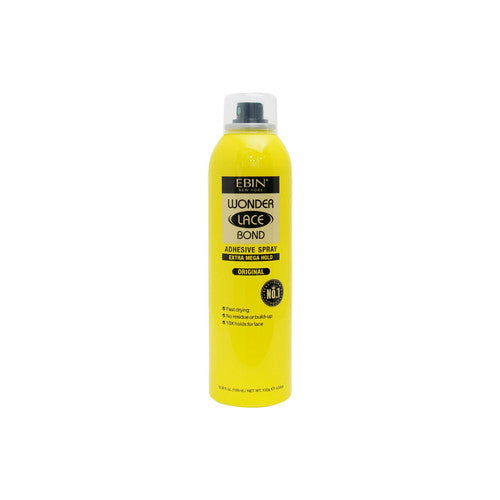 Ebin New York Wonder Lace Bond Wig Adhesive Spray- Extra Mega Hold 180Ml