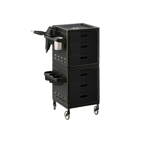 Ceriotti 6 Drawers Trolley- Black