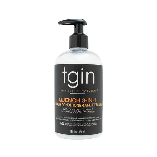 TGIN Quench 3In1 Cowash Conditioner And Detangler 13oz