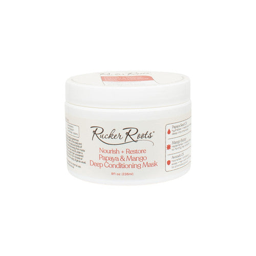 Rucker Roots Nourish + Restore Papaya & Mango Deep Conditioning Mask 8oz