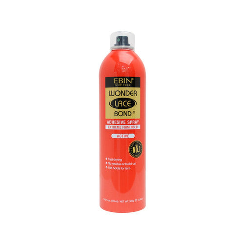Ebin New York Wonder Lace Bond Wig Adhesive Spray- Ext Firm Hold Active 420Ml