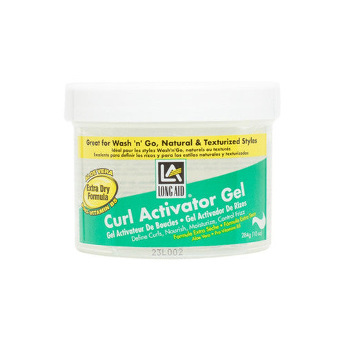 Ampro Long Aid Curl Activator Gel Extra Dry 10oz