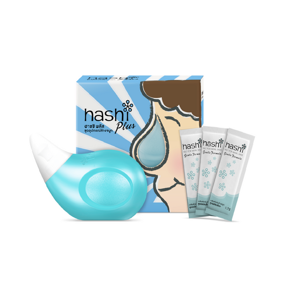 Hashi Plus Nasal Rinser Set Refill Saline Nasal Irrigation System