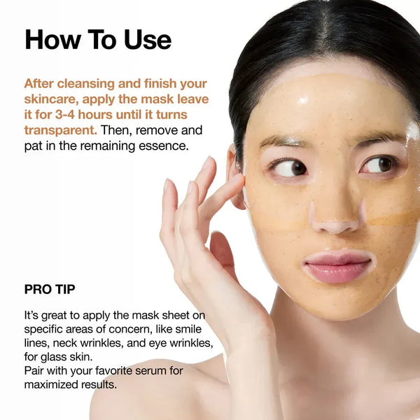 Anua Rice 70+ Ceramide Glow Collagen Mask (38g x 4 Packs)