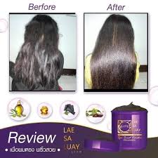 Lae Sa Luay Spa Smooth Keratin Charcoal Hair Treatment