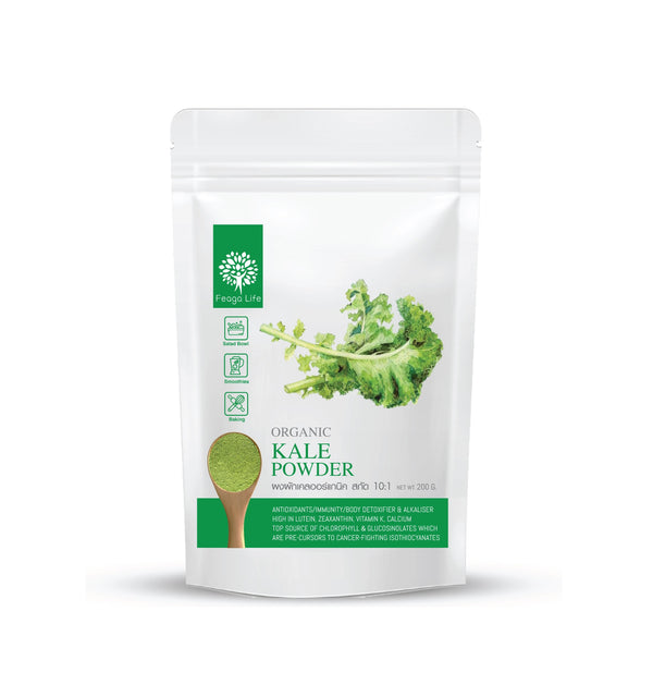 Feaga Life Organic Kale Powder Superfood Green Nutrition Fiber