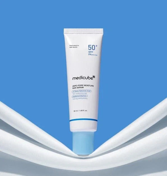 سيروم مرطب واقي شمسي زيرو بور بمعامل حماية SPF 50+ وPA++++ من ميدي كيوب سعة 50 مل