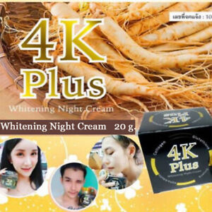 4K Plus Whitening Cream Day SPF15 PA+++ Night Brightening Care