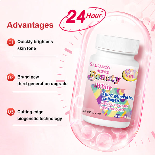 Sausando Beauty White Third Generation Collagen CTP Capsules