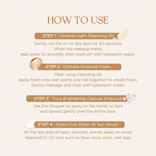 مجموعة SKIN1004 اليومية الأساسية