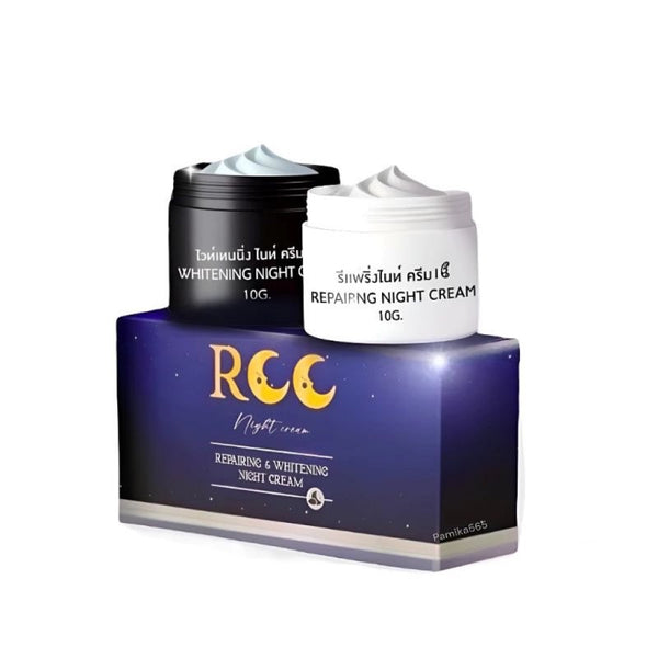 RCC Repairing & Whitening Night Cream Set Reduce Dark Spots & Brighten Skin