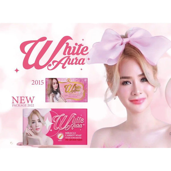 White Aura Extra Miracle Carrot Soap Bright Even Skin
